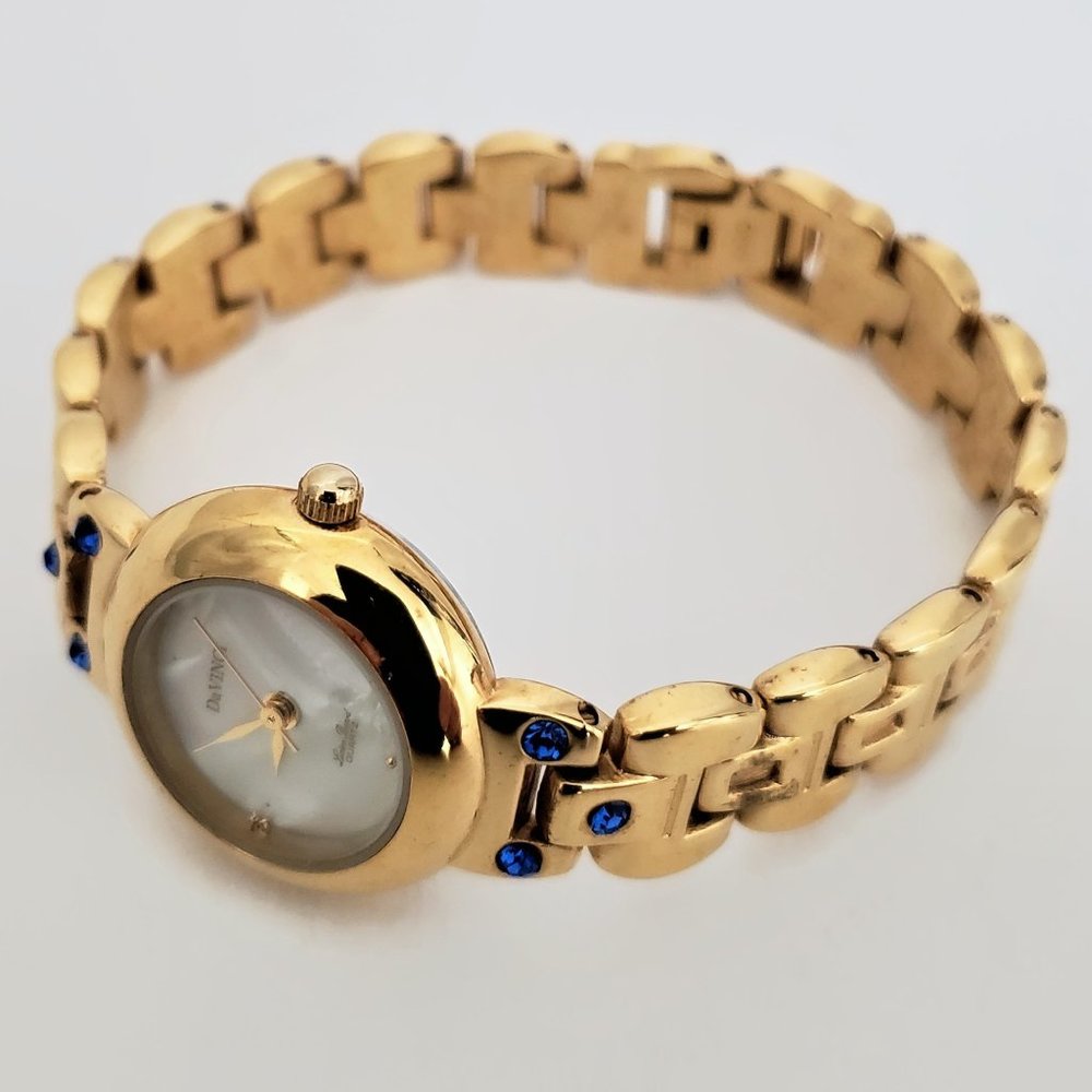 Lucien Piccard Da Vinci Gold Tone Analog Watch
